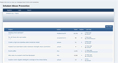 Desktop Screenshot of messageboard.inhalant.org